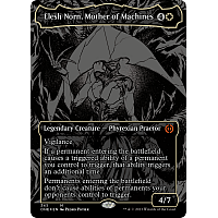 Elesh Norn, Mother of Machines (Oil Slick Raised Foil) (Borderless)