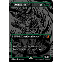 Tyrranax Rex (Oil Slick Raised Foil) (Borderless)