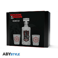 DUNGEONS & DRAGONS - Set Decanter + 2 glass 