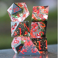 Sharp Edge Dice Set for Christmas