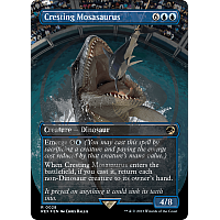 Cresting Mosasaurus (Foil) (Borderless)