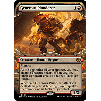 Generous Plunderer (Foil) (Borderless)