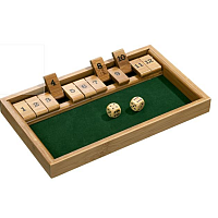 Shut The Box, 12 numbers, bamboo (3271)