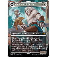 Ajani, Nacatl Pariah // Ajani, Nacatl Avenger (Foil) (Borderless)