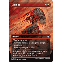 Abrade (Foil) (Borderless)