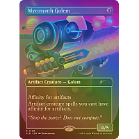 Mycosynth Golem (Foil) (Borderless)