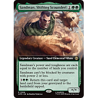Sandman, Shifting Scoundrel (Foil) (Extended Art)