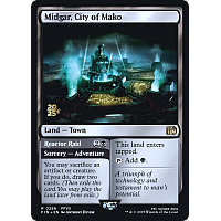 Midgar, City of Mako // Reactor Raid (Foil) (Prerelease)