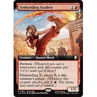 Firebending Student (Extended Art) (Buy-a-box Promo)