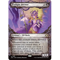 Twilight Diviner (Foil) (Showcase) (Borderless)