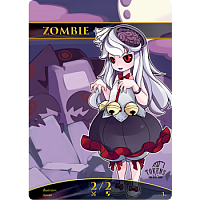 Tokens for MTG - Zombie Chibi Token