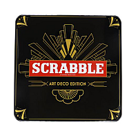 Scrabble Art Deco Tin