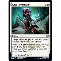 Kaya's Onslaught (Foil)