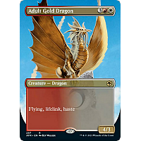 Adult Gold Dragon (Borderless)