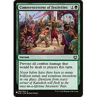 Commencement of Festivities (Foil)