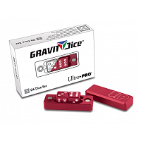 Gravity Dice D6 - Crimson - 2 Dice Set