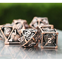 Hollow Dice Set for Knight - Copper