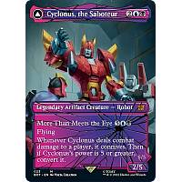 Cyclonus, the Saboteur // Cyclonus, Cybertronian Fighter (Foil) (Borderless)